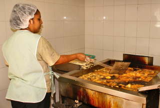 Taco Fish La Paz 10 Frying