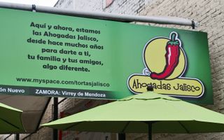 Tortas Jalisco Sign