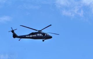 Helicóptero Arriba del Centro