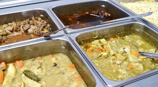 Buffet with Albóndigas