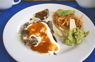 Tepoztlán El Ciruelo Cecina Fideos etc