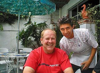 Eric with Darrell at Mario's Eric with Darrell at Mario's