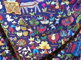 Rebozo Tzintzuntzan Detalle