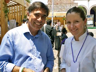 Ricardo Serratos con Elena Reygada, MEB