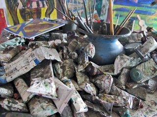 Oaxaca Estudio Rodolfo Morales Tubitos de Pintura Oaxaca Estudio Rodolfo Morales Tubitos de Pintura