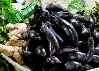 Mercado SJ Ginger and Eggplants