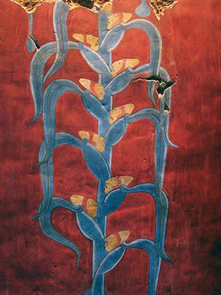 La Planta del Hombre de Maíz Mural Templo Rojo Cacaxtla, Tlaxcala La Planta del Hombre de Maíz Mural Templo Rojo Cacaxtla, Tlaxcala