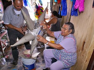 Doña Lolita y Fernando con Oswaldo
