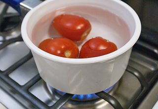 Albóndigas Jitomate Cocinándose Albóndigas Jitomate Cocinándose