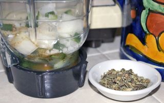 Albóndigas Ingredientes en Licuadora Albóndigas Ingredientes en Licuadora