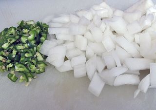 Picadillo Onions and Chiles