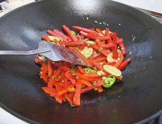 Pepper and Ginger in Wok