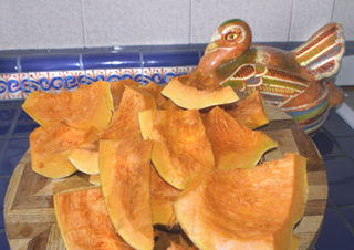 Calabaza en Trozos