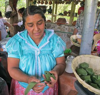 Zirita Benedicta Wraps a Corunda