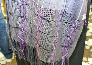 Rebozo con Fleca Lavanda Rebozo con Fleca Lavanda