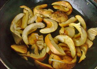 Sliced Amanitas to Use with Peppers, Cactu