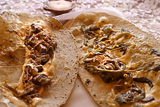 Quesadillas de Hongo