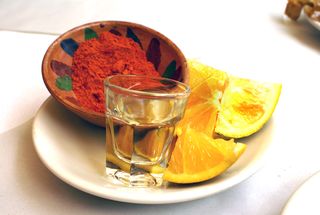 Oaxaca La Teca Mezcal con Sal de Gusano Oaxaca La Teca Mezcal con Sal de Gusano