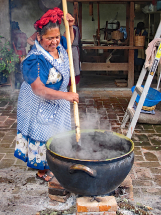 Abigail Mendoza Mole Negro at Home