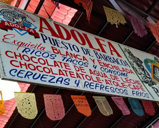 Tlacolula Barbacoa Adolfa Sign 1