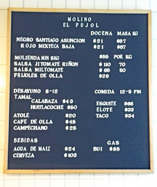 Molino El Pujol Carta Molino El Pujol Carta