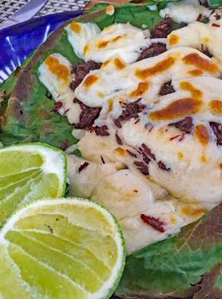 Carina Santiago Hoja Santa Quesillo Chapulines 1