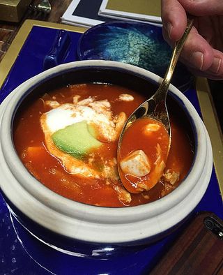 Azul Histórico Sopa de Tortilla Azul Histórico Sopa de Tortilla