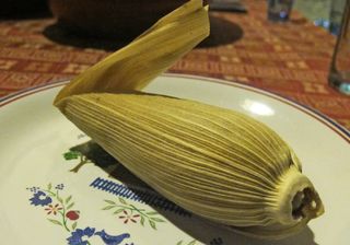 Tamal en Hoja de Maíz
