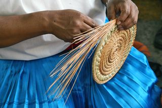 Pine Needle Hot Pad Pine Needle Hot Pad