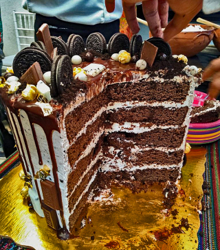 Cristina B'day Cake Cut 1 Cristina B'day Cake Cut 1