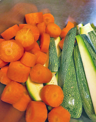 Cocido Calabacita y Zanahoria 1 Cocido Calabacita y Zanahoria 1