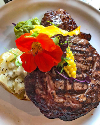 Teocintle Ribeye and Baked Potato 1 Teocintle Ribeye and Baked Potato 1