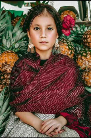 Nin?a en Rebozo Carlos Foto?grafo