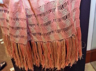 Rebozo Oro y Salmón