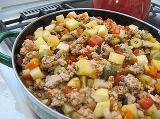 Picadillo Finished Cooking