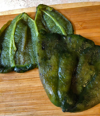 Chile Poblano Asado 1 Chile Poblano Asado 1